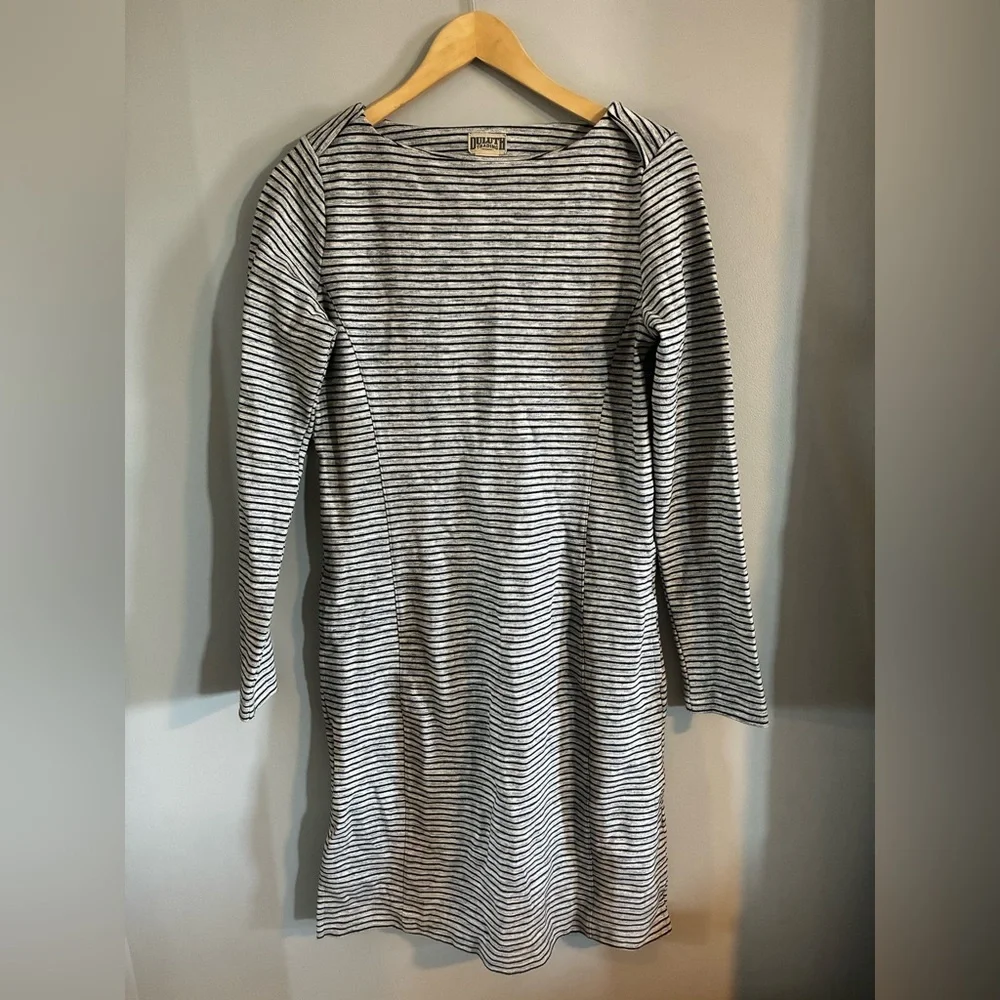 Duluth Trading Co. Women's Ponte Pro Dress Striped Size Extra Small